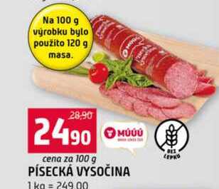 PÍSECKÁ VYSOČINA 100 g