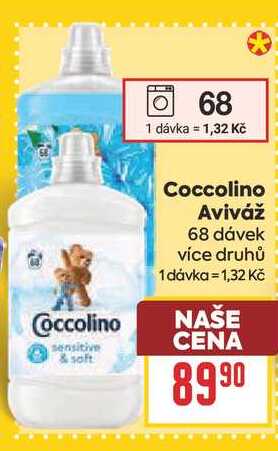 Coccolino Aviváž 68 dávek 