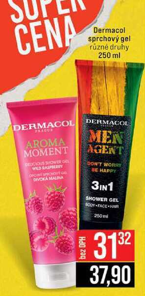 Dermacol sprchový gel různé druhy 250 ml
