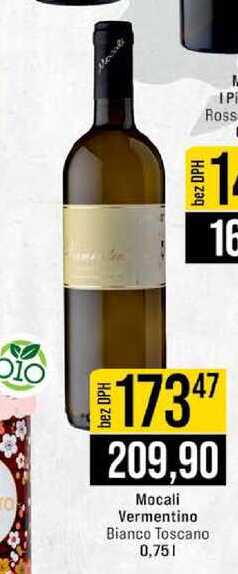 Mocali Vermentino Bianco Toscano 0,75l