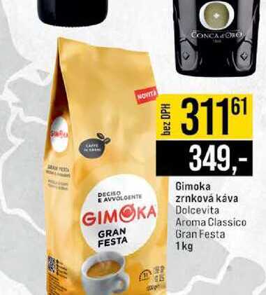 Gimoka zrnková káva Aroma Classico Gran Festa 1kg 
