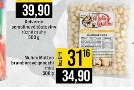 Delverde semolinové těstoviny různé druhy 500 g