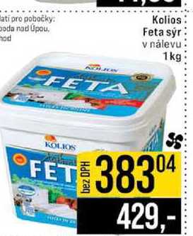 Kolios Feta sýr v nálevu 1kg
