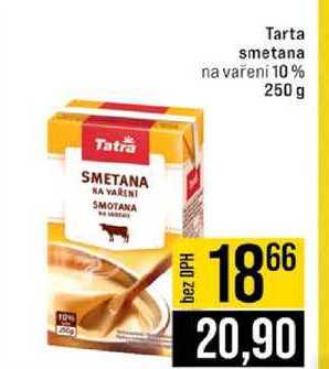 Tarta smetana na vařeni 10% 250 g