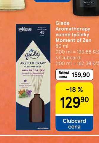 Glade Aromatherapy vonné tyčinky Moment of Zen, 80 ml 