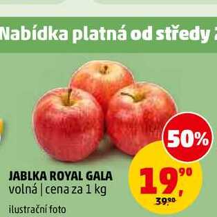 JABLKA ROYAL GALA, 1 kg 