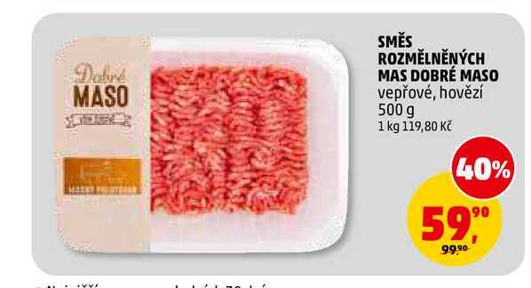 SMĚS ROZMĚLNĚNÝCH MAS DOBRÉ MASO, 500 g