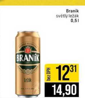 Braník světlý ležák 0,5l