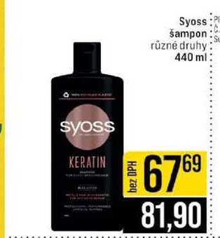 Syoss šampon různé druhy 440 ml