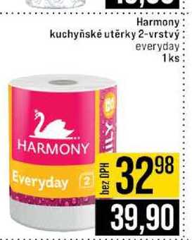 Harmony kuchyňské utěrky 2-vrstvý everyday 1ks