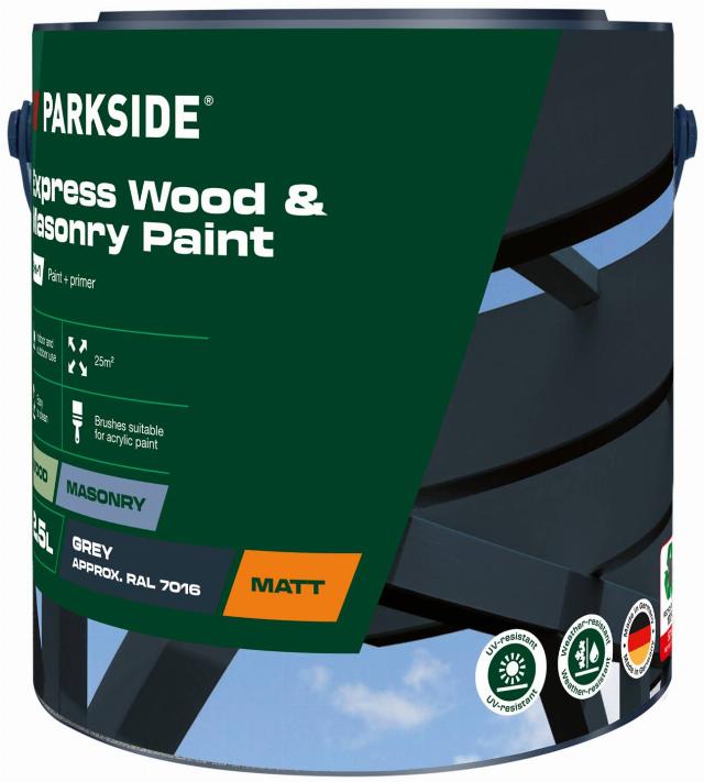 PARKSIDE Expresní krycí barva 2v1 antracit