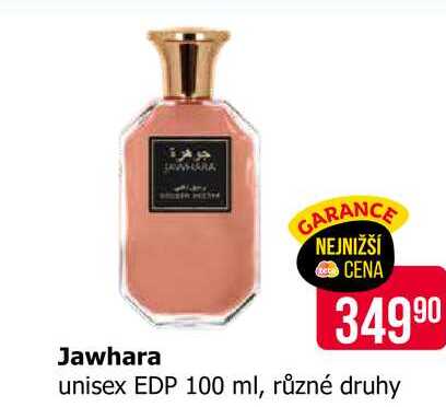 Jawhara unisex EDP 100 ml, různé druhy 
