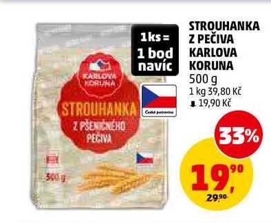 STROUHANKA Z PEČIVA KARLOVA KORUNA, 500 g