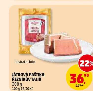 JÁTROVÁ PAŠTIKA ŘEZNÍKŮV TALÍŘ, 300 g