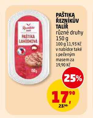 PAŠTIKA ŘEZNÍKŮV TALÍŘ, 150 g 
