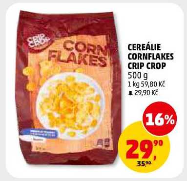 CEREÁLIE CORNFLAKES CRIP CROP, 500 g