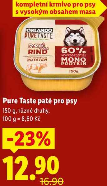 Pure Taste paté pro psy, 150 g