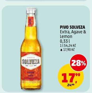 PIVO SOLVEZA, 0,33 l v akci