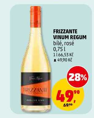 FRIZZANTE VINUM REGUM, 0,75 l