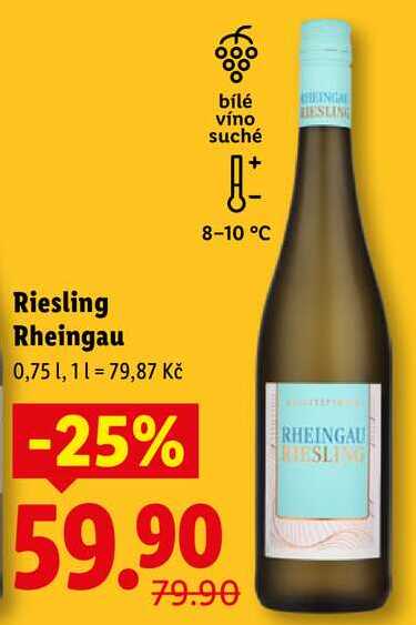 Riesling Rheingau, 0,75 l