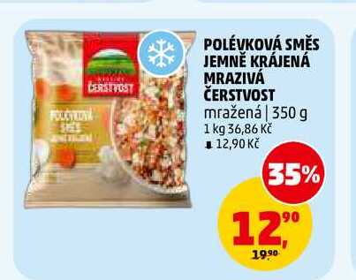 POLÉVKOVÁ SMĚS JEMNĚ KRÁJENÁ MRAZIVÁ ČERSTVOST, 350 g 