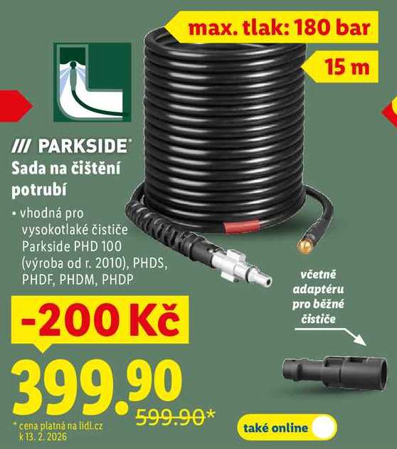 Sada na čištění potrubí