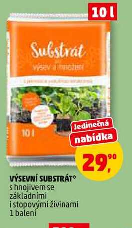 VÝSEVNÍ SUBSTRÁT, 1 balení