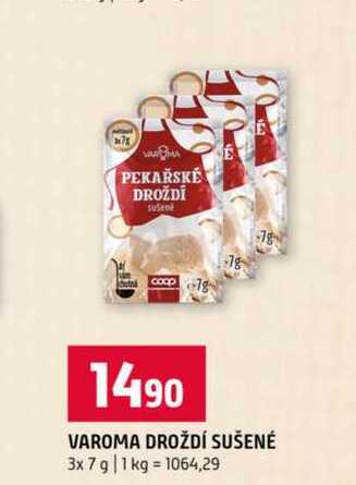 VAROMA DROŽDÍ SUŠENÉ 3 x 7 g