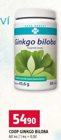 COOP GINKGO BILOBA 60 ks
