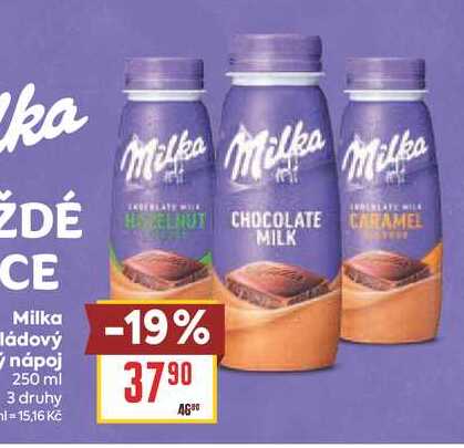 Milka  čokoládový nápoj 250 ml
