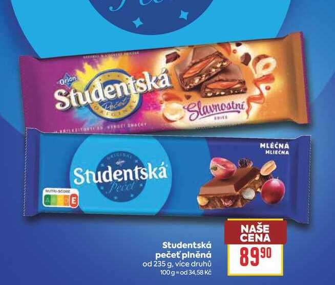 Studentská pečeť plněná od 235 g