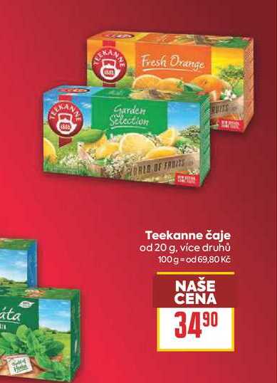 Teekanne čaje od 20 g