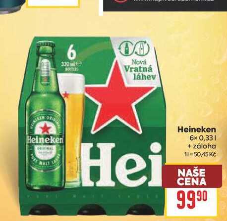 Heineken 6x 0,33l