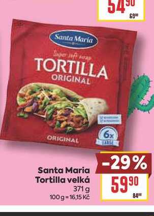 Santa Maria Tortilla velká 371 g 