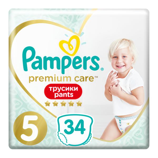 Pampers Pants Premium Care Plenkové kalhotky vel. 5 (12-17kg)