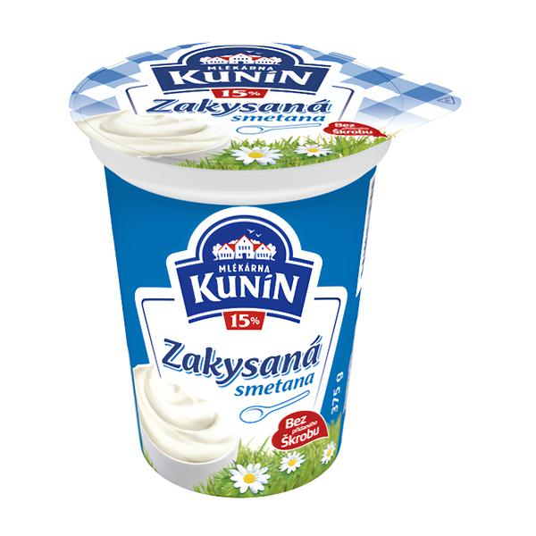 Mlékárna Kunín Smetana zakysaná 15%