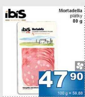 Mortadella plátky 80 g 