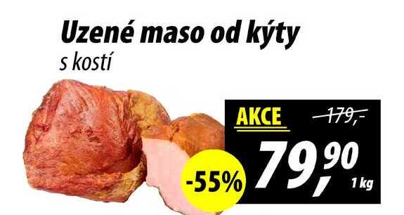 Uzené maso od kýty s kostí 
