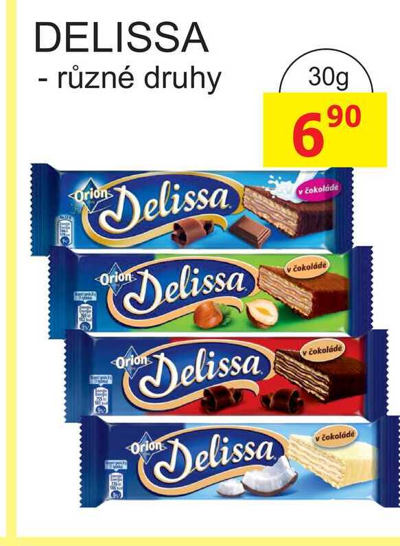 DELISSA - různé druhy 30g