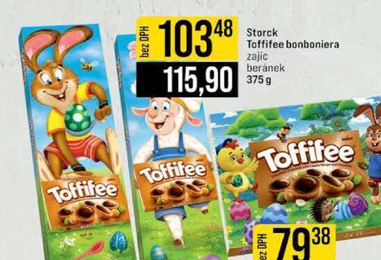 Storck Toffifee bonboniera zajíc beránek 375 g