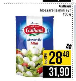 Galbani Mozzarella mini sýr 150 g 