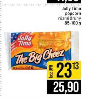 Jolly Time popcorn různé druhy 85-100 g 