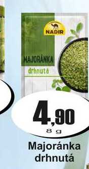 Majoránka drhnutá 8 g