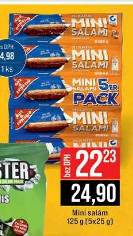 Mini salám 125 g (5x25 g)