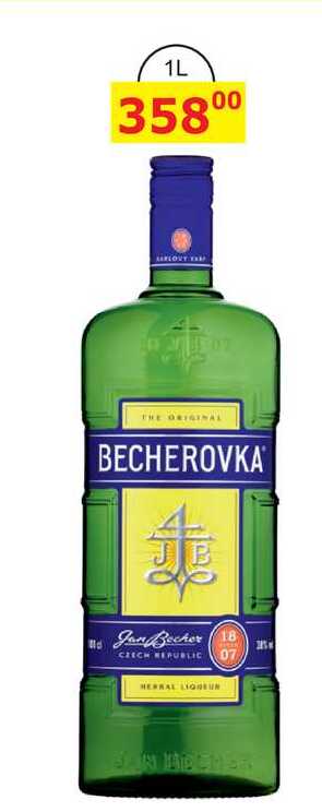 Becherovka Original bylinný likér 1l