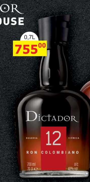 Dictador 12y 0,7l 40%