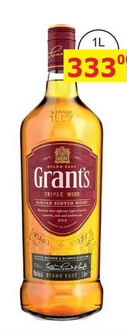 Grant's Triple Wood 1l 40%