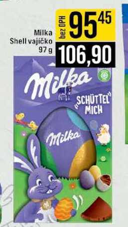 Milka Shell vajíčko 97 g 