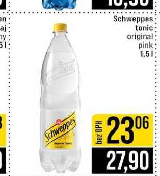 Schweppes tonic original pink 1,5l
