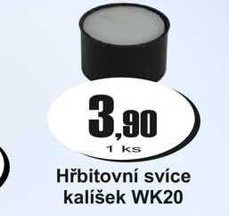 Hřbitovní svíce kalíšek WK20 